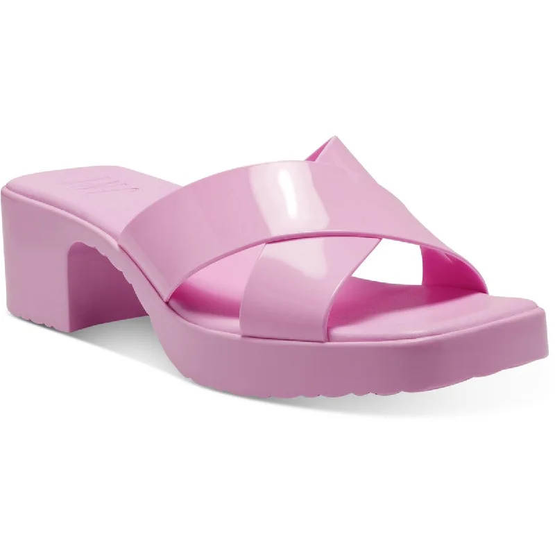 Clearance Event INC Womens Rosalie Criss-Cross Front Square Toe Jelly Sandals