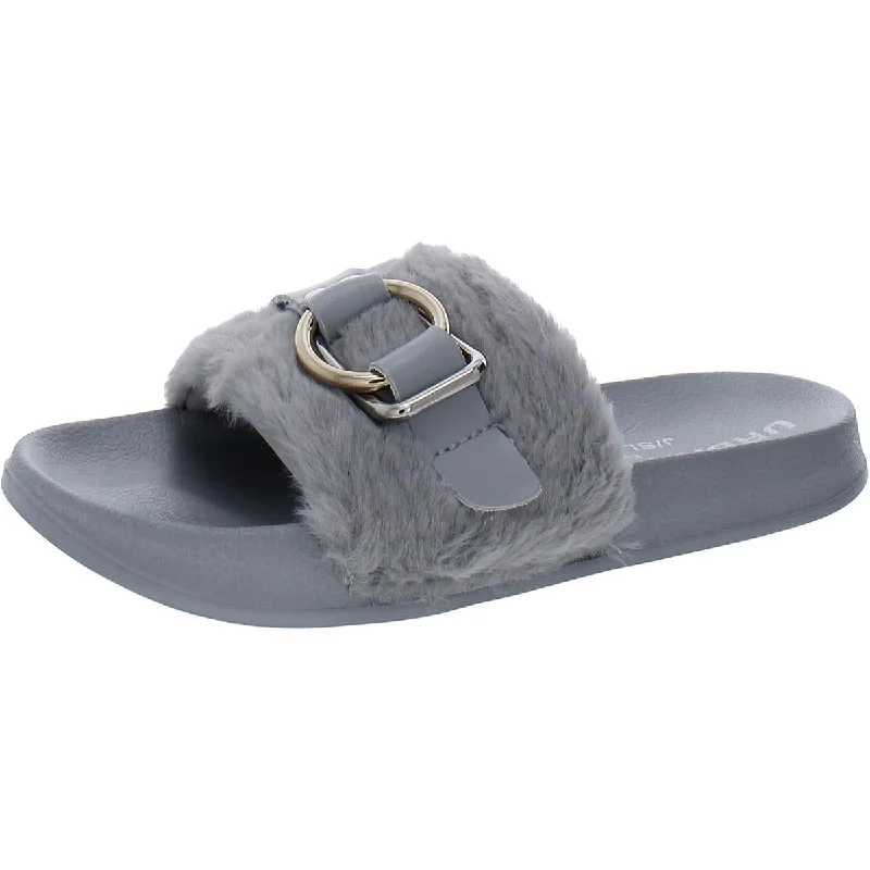 Absurdly Cheap Sale J/Slides Womens Bravo Faux Fur Slide Sandals