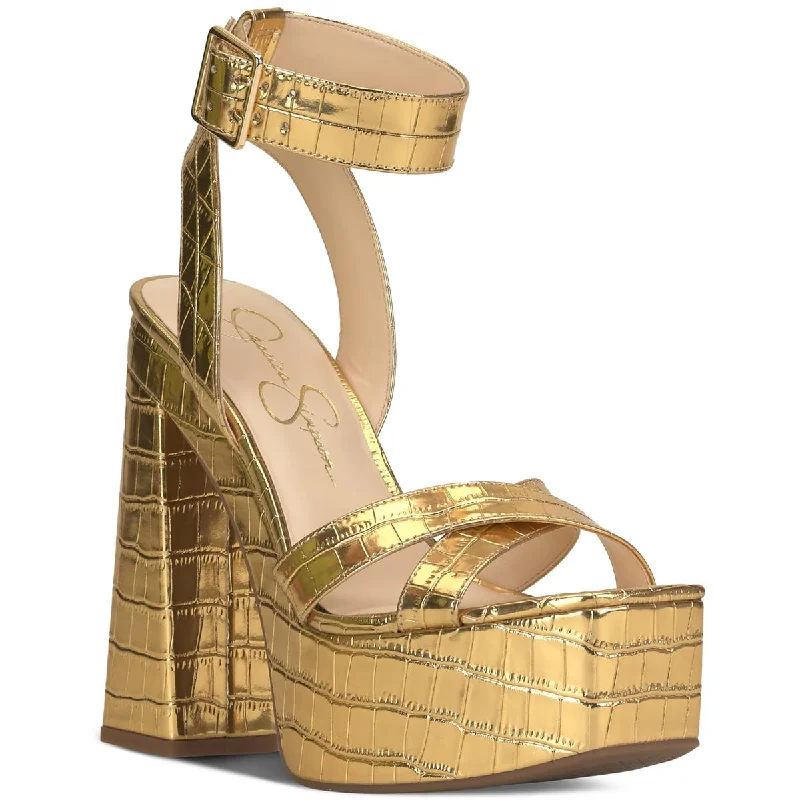 Unleash Your Trend Driven Style Jessica Simpson Womens Beasley Platform Sandals