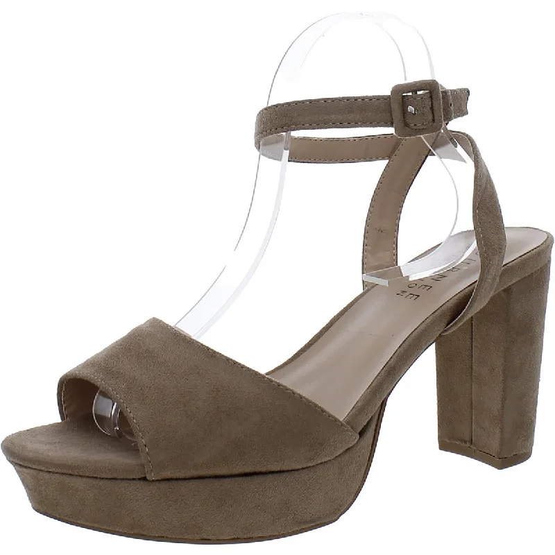 Discount Price Journee Collection Womens Faux Suede Block Heel