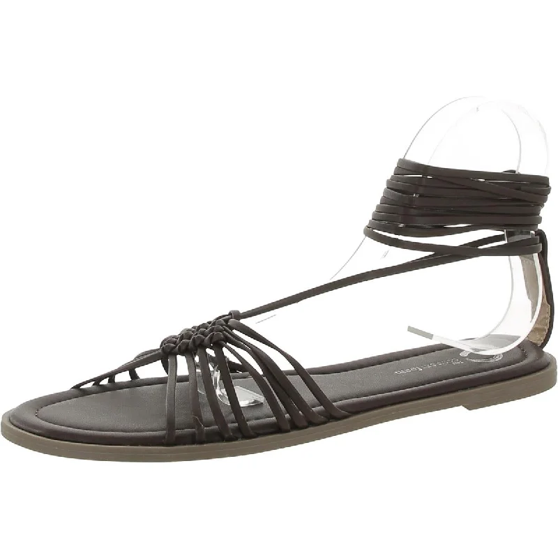 Best Sellers Journee Collection Womens Faux Leather Strappy Sandals