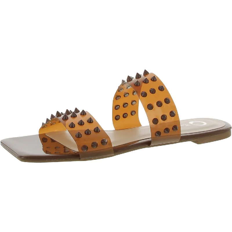 Sustainable Footwear Sale Journee Collection Womens Laceless Vinyl Slide Sandals