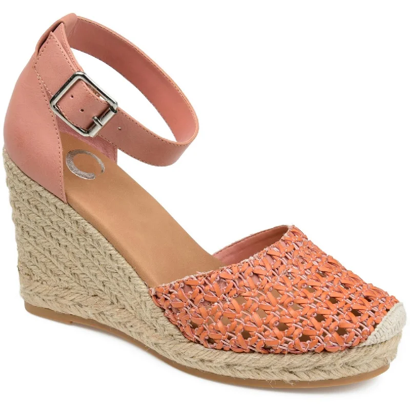 Comfortable Stretch Shoes Promotion Journee Collection Womens Sierra Wedge Slip On Espadrilles