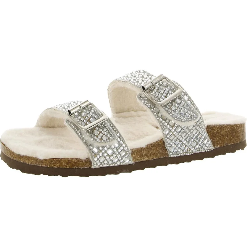 Ultra-Light Footwear Sale Madden Girl Womens Brandobf Slip On Flat Slide Sandals