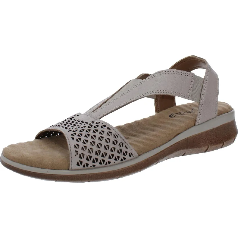 Urban Fashion Footwear Marley Womens Leather Flat Strap Sandals