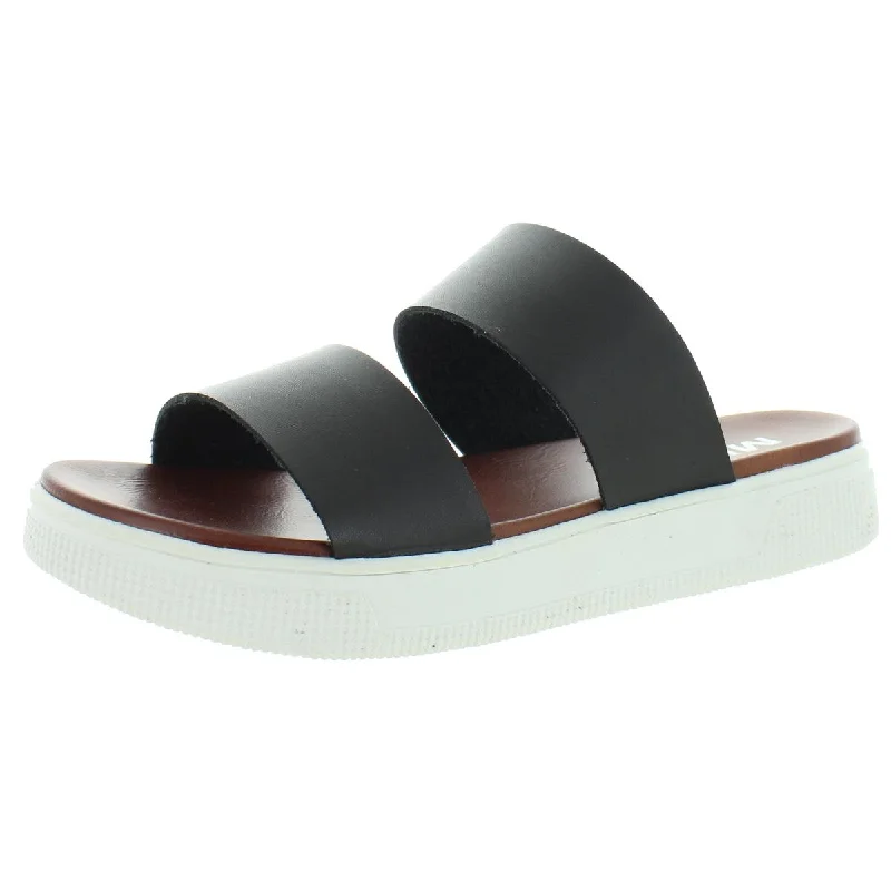 Slip-On Shoes Promotion Mia Womens Two Tone Slides Flat Sandals