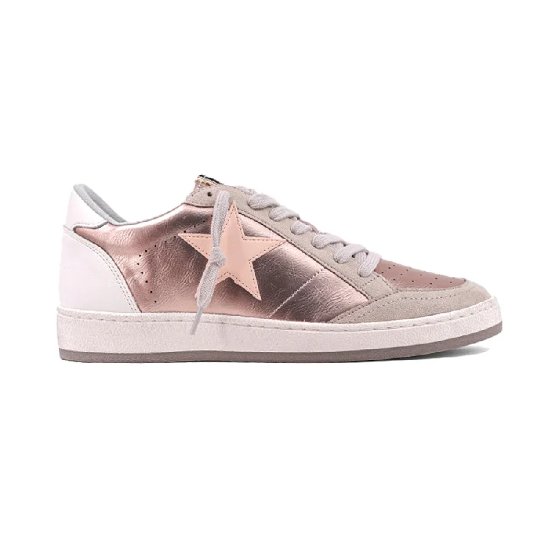 Trendy Pulse Paz Metallic Lace Up Sneakers