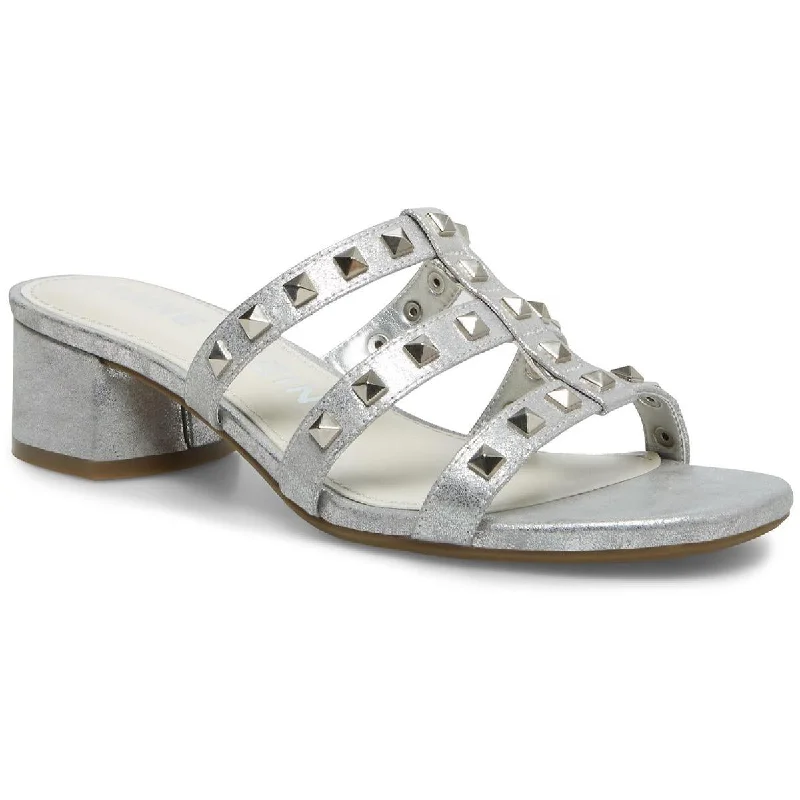 Affordable Shoe Fashion Ray Womens Metallic Studded Dress Sandals