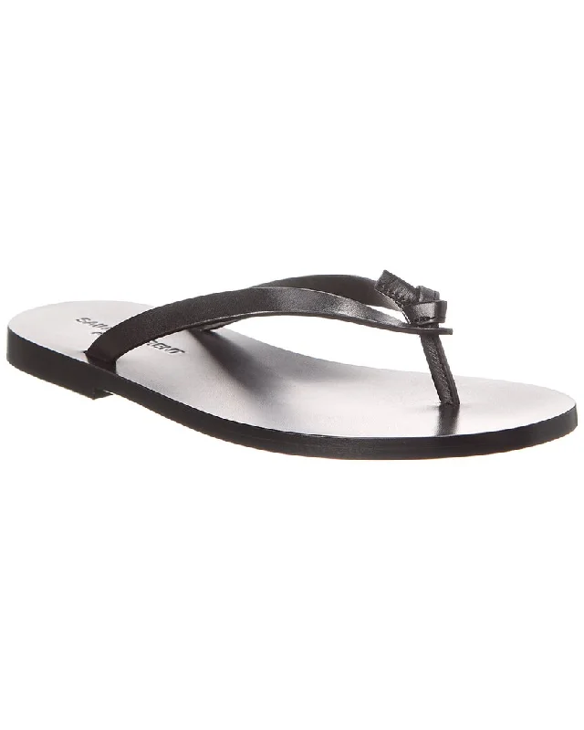 Inspired By You, Designed For You Saint Laurent Laguna Leather Sandal