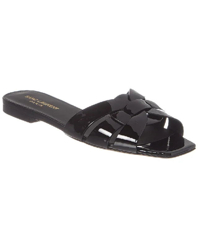 Women's Statement Shoes Saint Laurent Tribute Patent Sandal