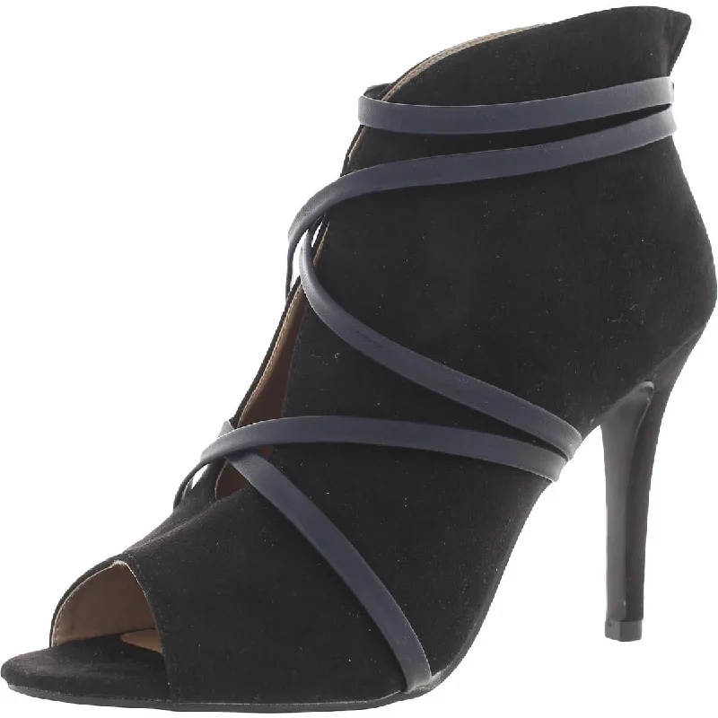 Seasonal Picks Samara Womens Faux Suede Dressy Heels