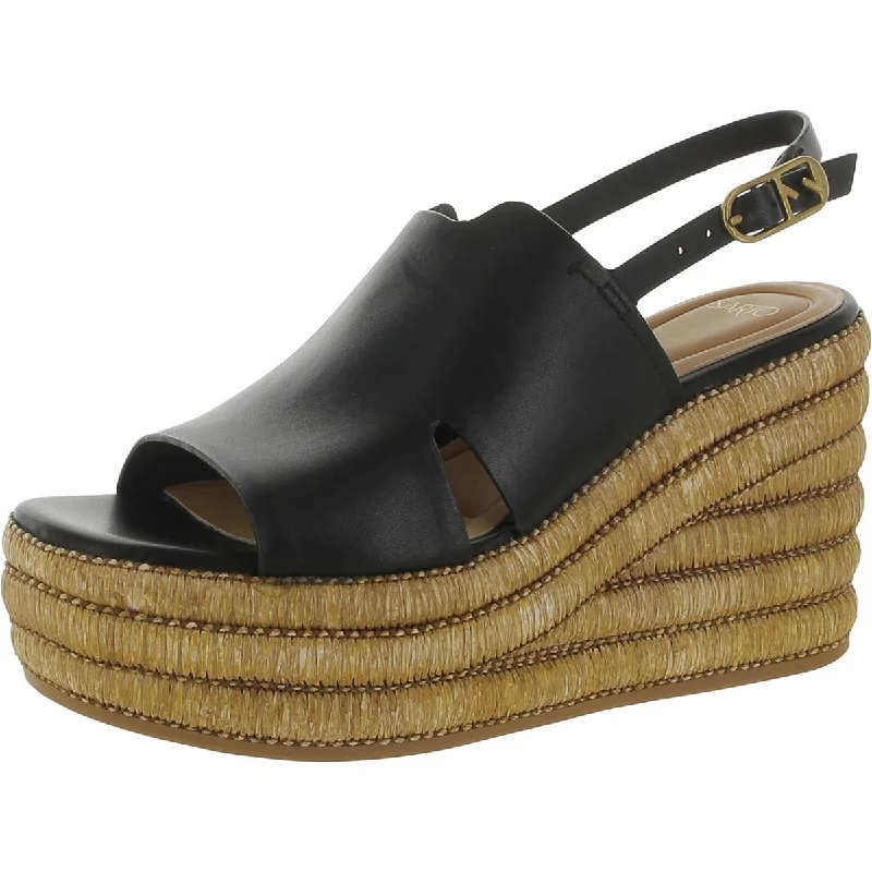 Vibrant Style Promotions Sarto Franco Sarto Womens Tamryn Leather Espadrilles