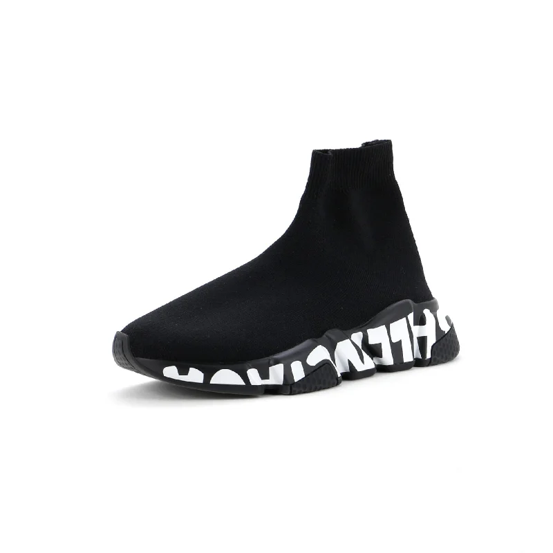 Style Revolution Speed Graffiti Sneakers Technical Knit