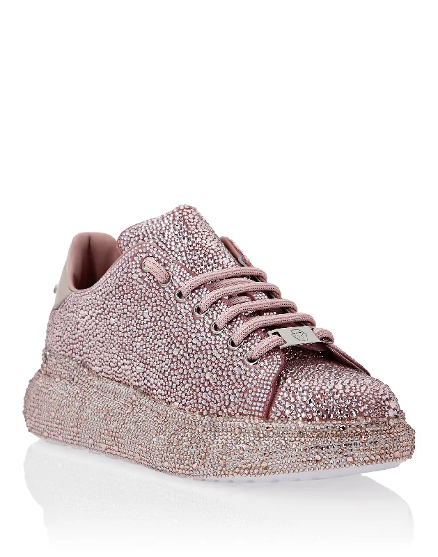 Comfortable Everyday Shoes Suede Runner Full Strass