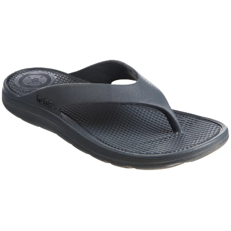 Latest Trends Totes Womens Round Toe Slip On Flip-Flops