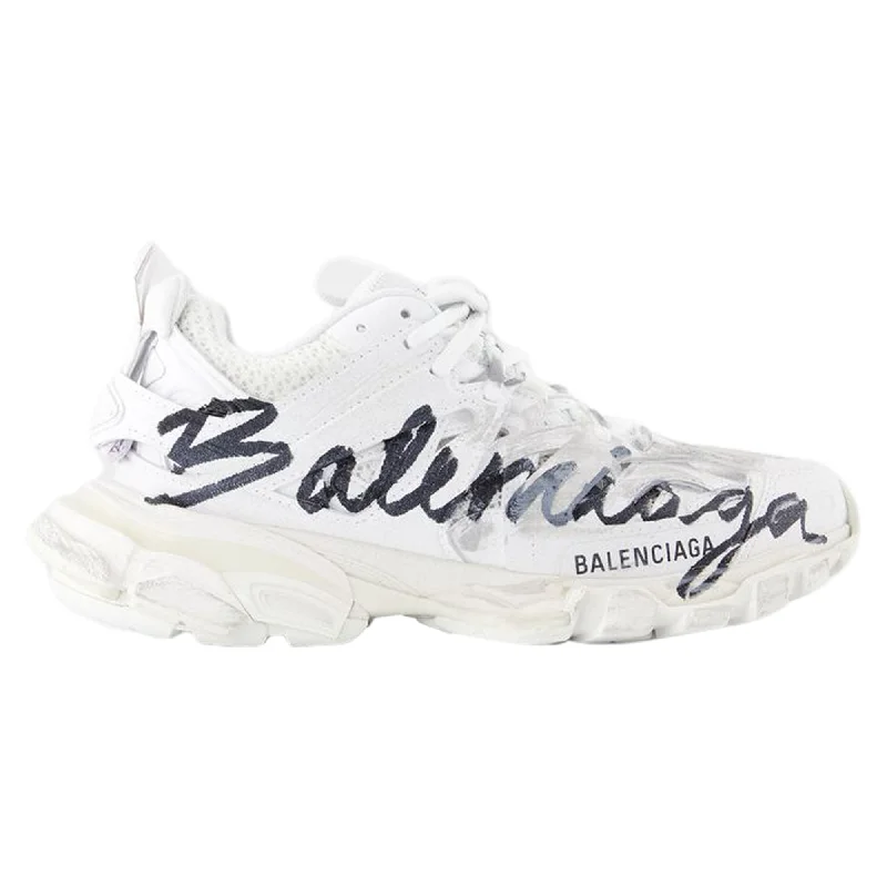 Flash Sale, Don't Miss Track Sneakers - Balenciaga - Synthetic - White/Black