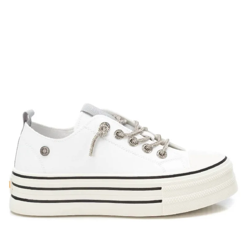 Affordable Shoe Fashion Women's Casual Platform Sneakers In White