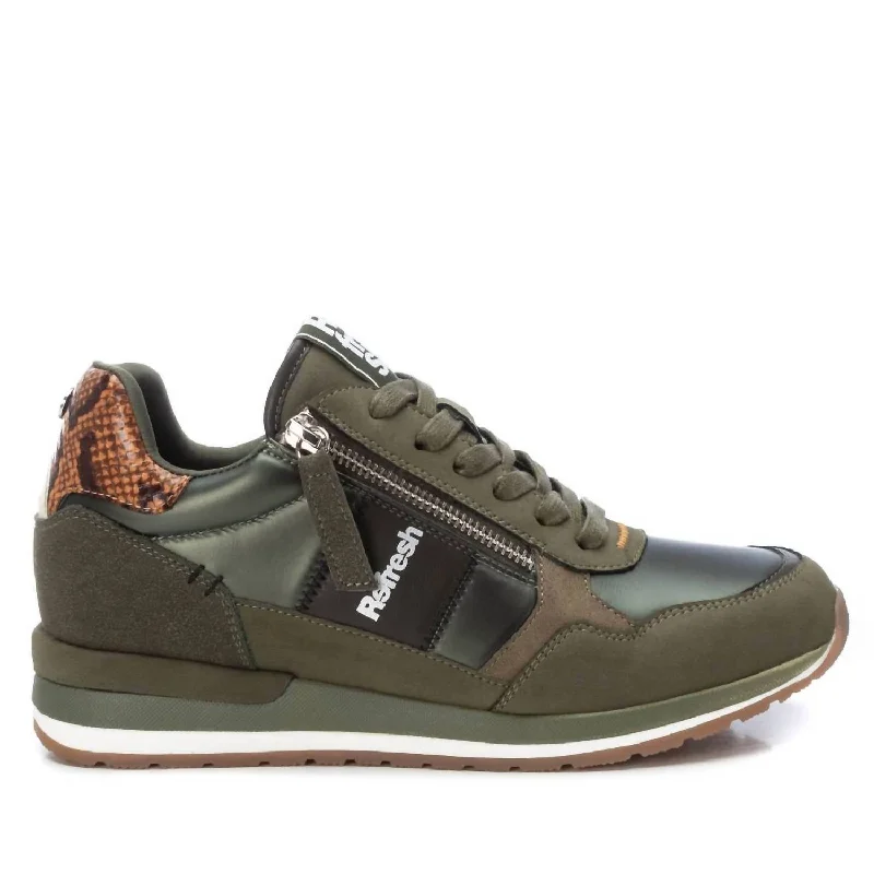 Cool Prices Women's Casual Sneakers In Khaki