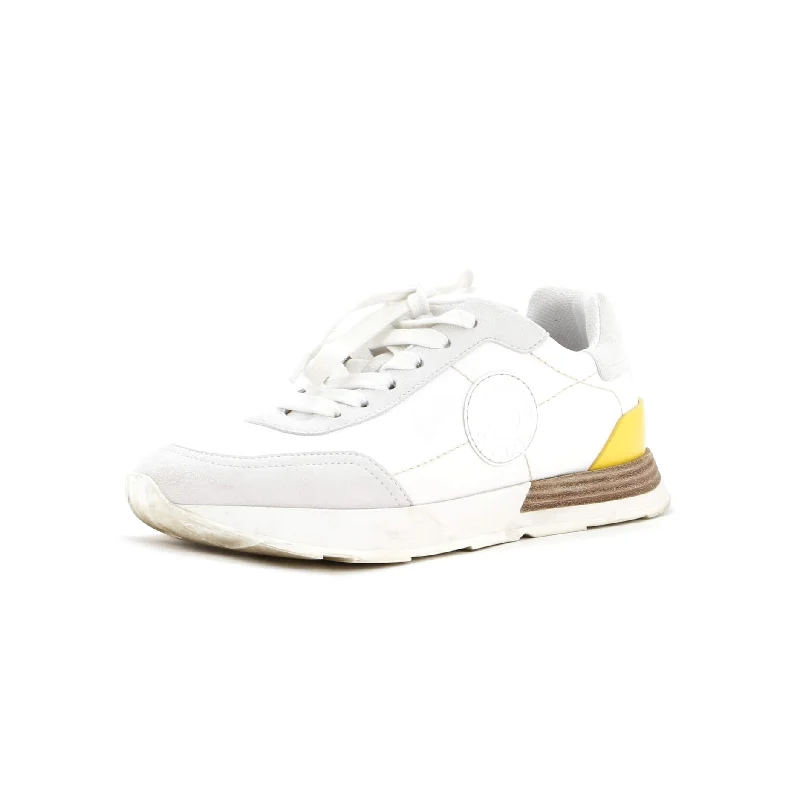 Browse Our Top Products Women's Drive Sneakers Technical Canvas and Leather