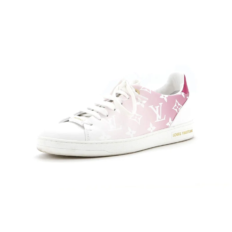 Flash Sale Now Women's FrontRow Sneakers Gradient Monogram Printed Leather