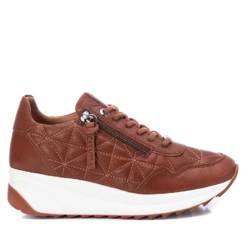 Fashion Forward Femininity Women's Leather Sneakers By XTI