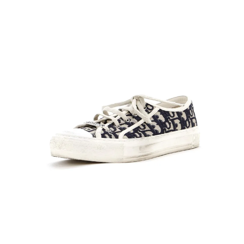 Chic Trends Unveiled Women's Walk'N'Dior Sneakers Oblique Canvas