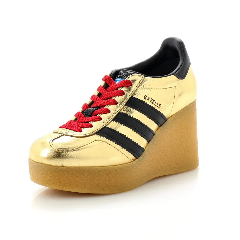 Style Breakthroughs x Adidas Women's Gazelle Wedge Sneakers Leather with Rubber