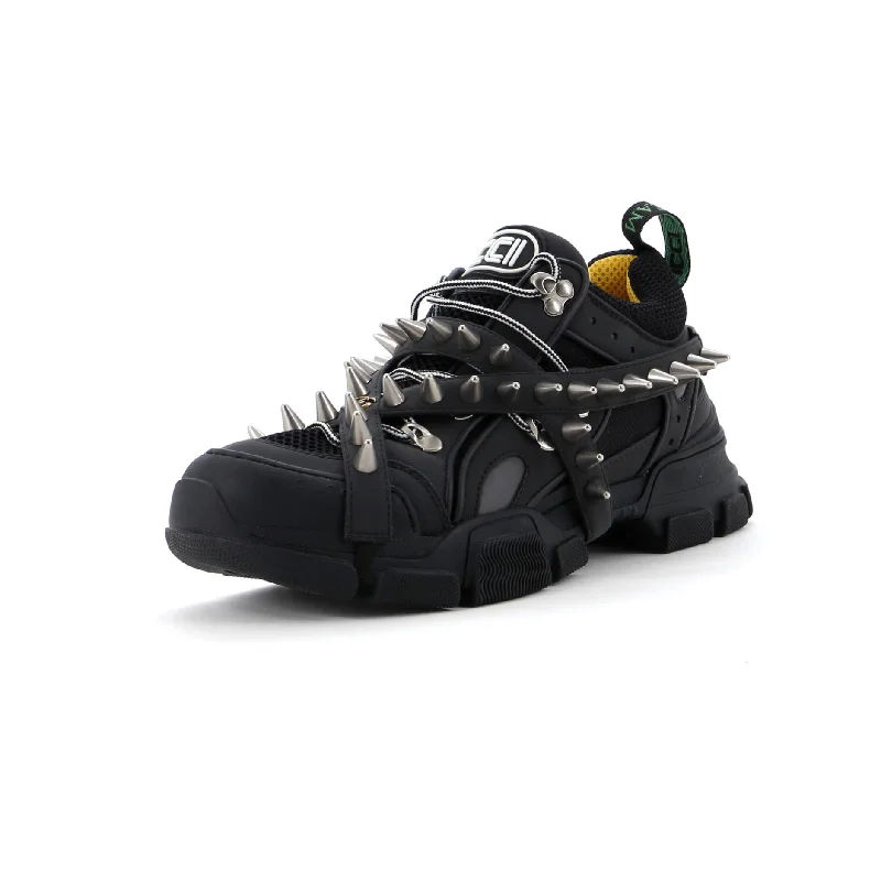 Hot Picks x SEGA Flashtrek Sneakers Technical Fabric and Leather with Studs