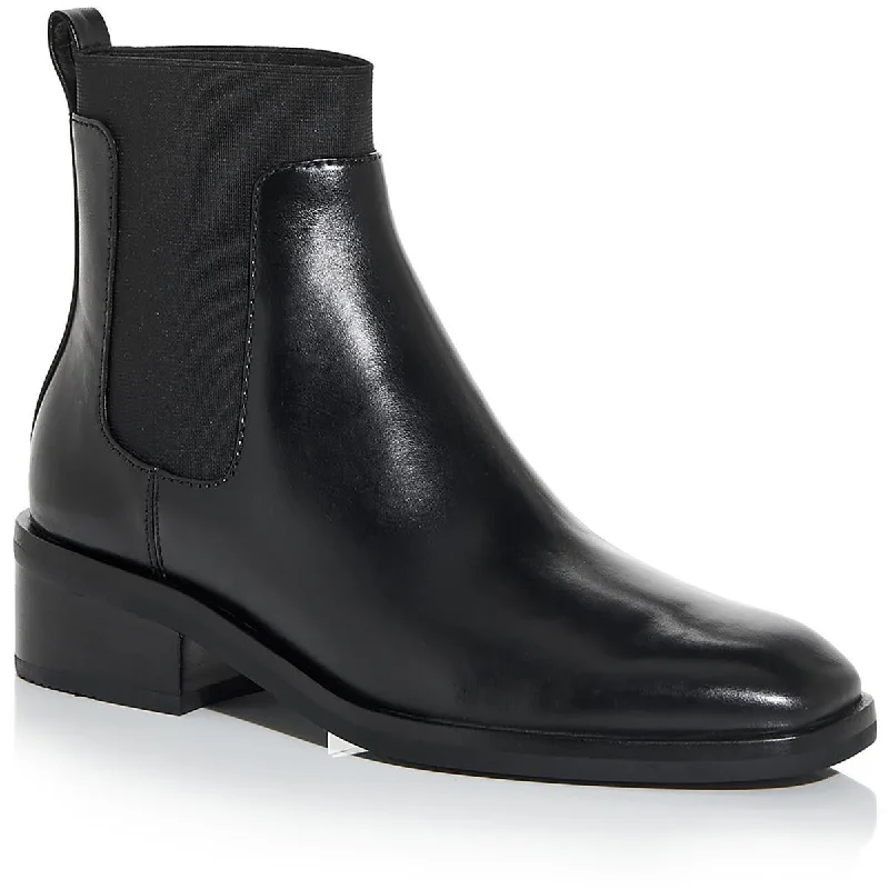 Minimalist Casual Shoes Alexa Womens Leather Pull On Chelsea Boots