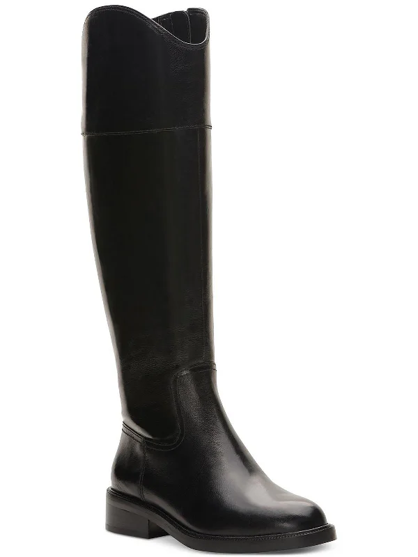 Affordable Shoe Fashion Alfella Womens Leather Over-The-Knee Boots