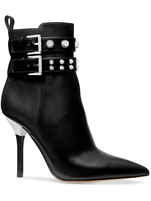 Seasonal Fashion Amal Ankle Bootie Womens Leather Pointed Toe Ankle Boots