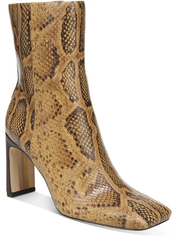 cuoio snake print leather