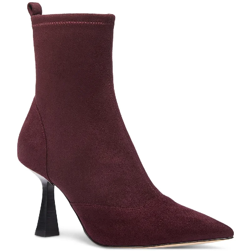 All-Day Comfort Shoes Promotion Clara Mid Bootie Womens Faux Suede Pointed Toe Mid-Calf Boots