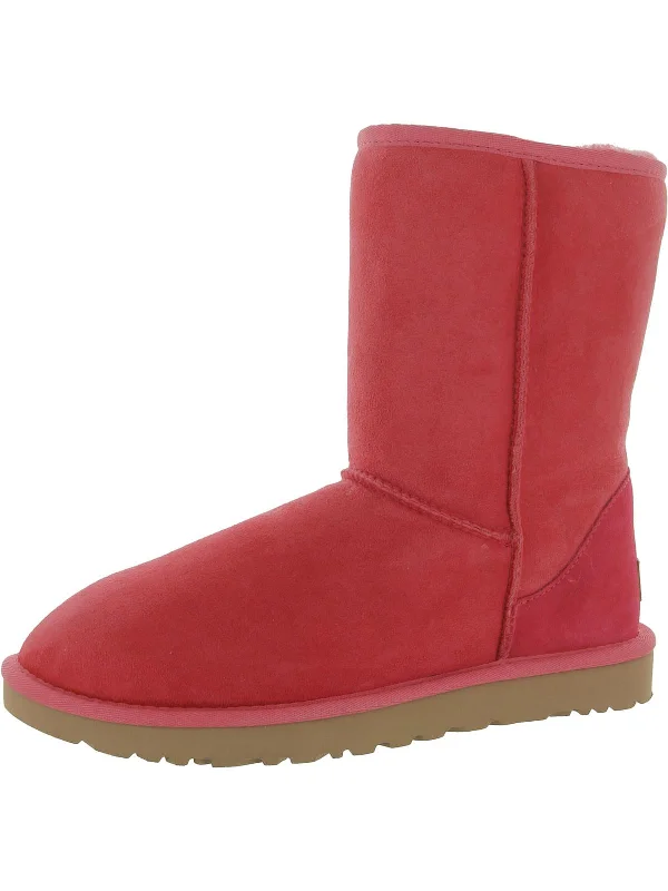 Limited Edition Classic Short II Womens Lined Suede Casual Boots