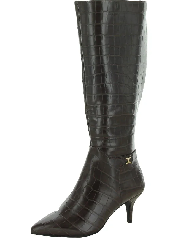 Hot Sale Cruelaa Womens Faux Leather Tall Knee-High Boots