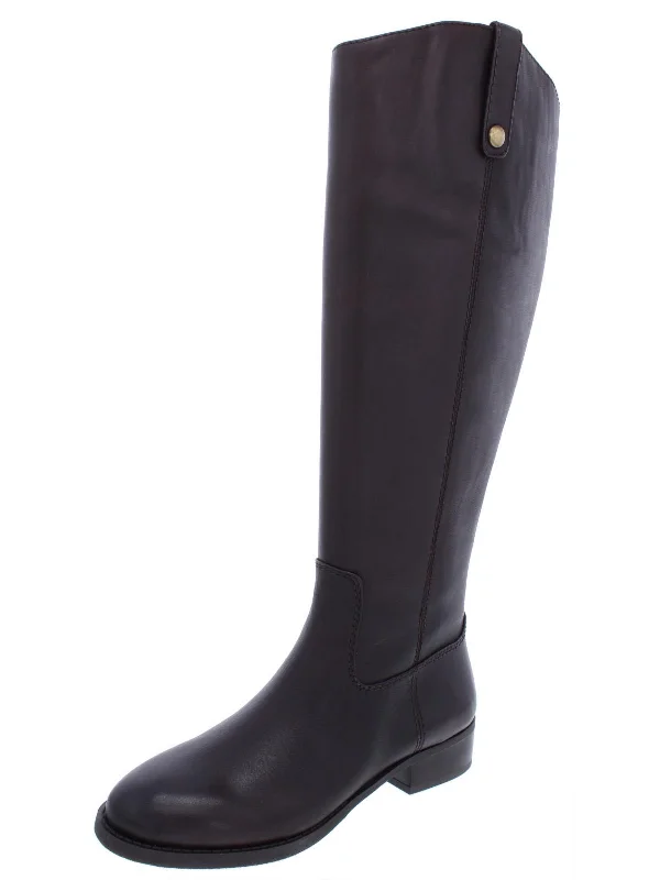 Statement Footwear Discount Fawne Womens Wide Calf Leather Riding Boots