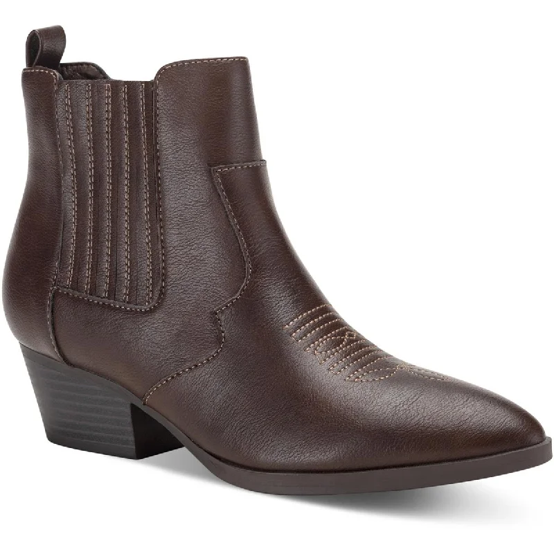 New Season Fashion Preview Sale Grangerr  Womens Faux Leather Booties