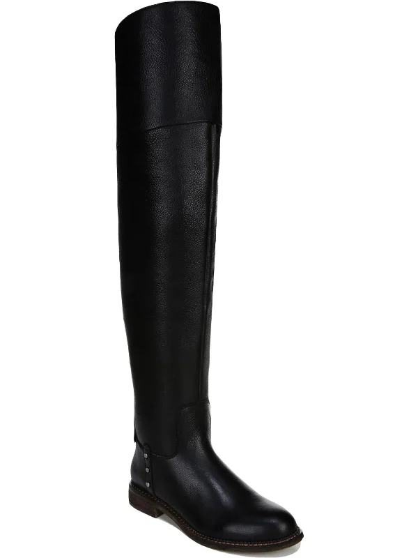 Non-Slip Shoes Sale Haleen Womens Leather Riding Over-The-Knee Boots