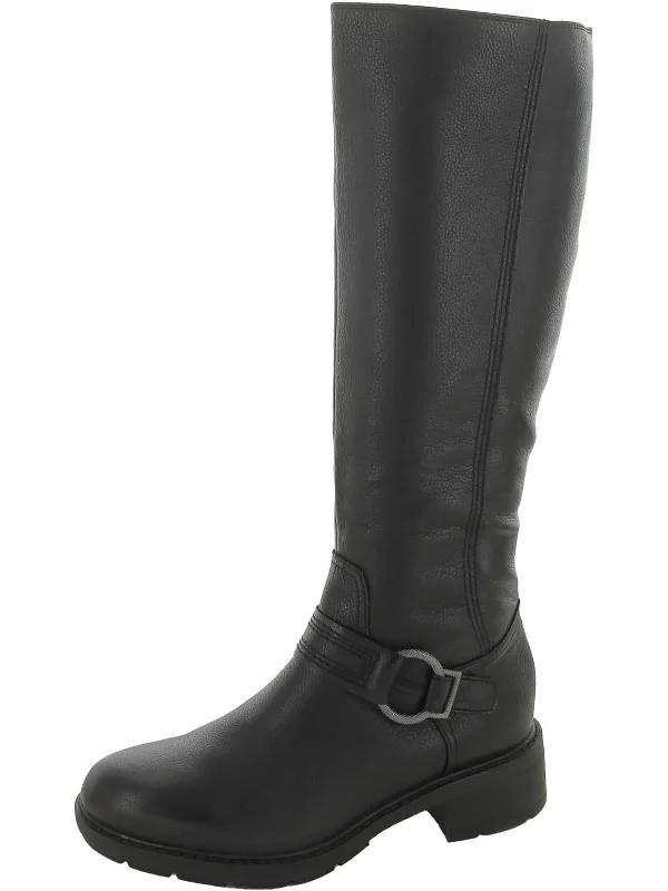 Women's Versatile Shoes Hearth Rae Womens Leather Harness Knee-High Boots