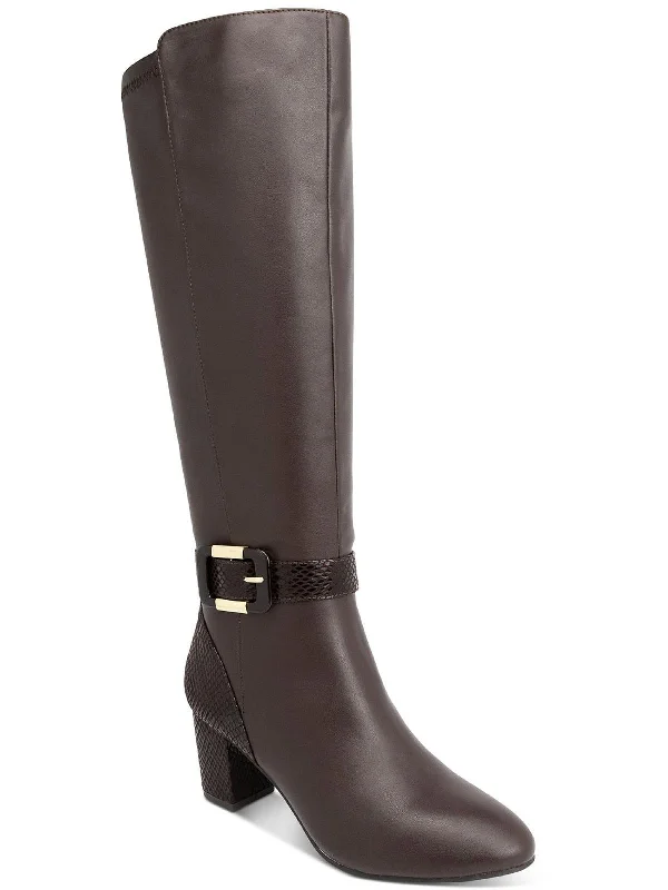 Fashion-Forward Women's Shoes Isabell  Womens Pull On Wide Calf Knee-High Boots