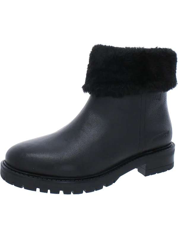 Trend Leading Collection Kendal Womens Suede Faux Fur Winter & Snow Boots