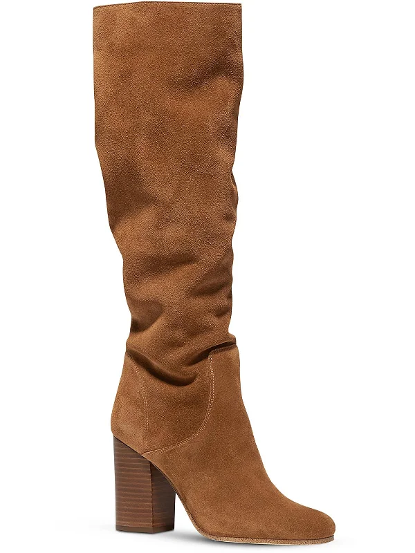 Premium Footwear Sale Leigh Womens Suede Knee-High Boots