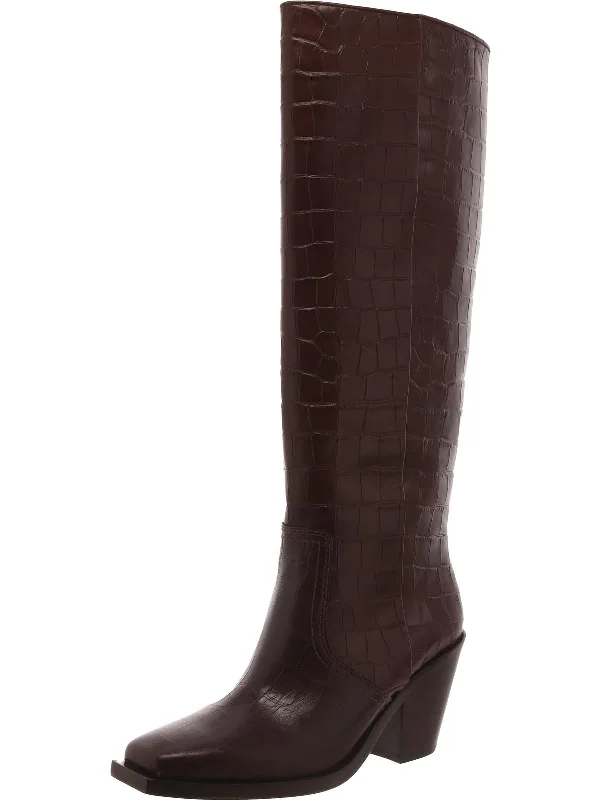 Exclusive Sale Lynn Womens Leather Tall Knee-High Boots