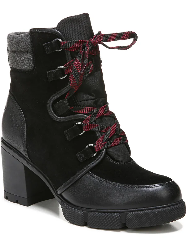 Romantic Chic Deals Myla Womens Leather Combat & Lace-up Boots