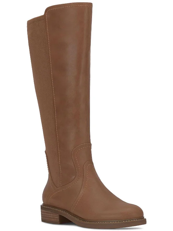 Women's Shoe Sale Quenbe Womens Leather Tall Knee-High Boots