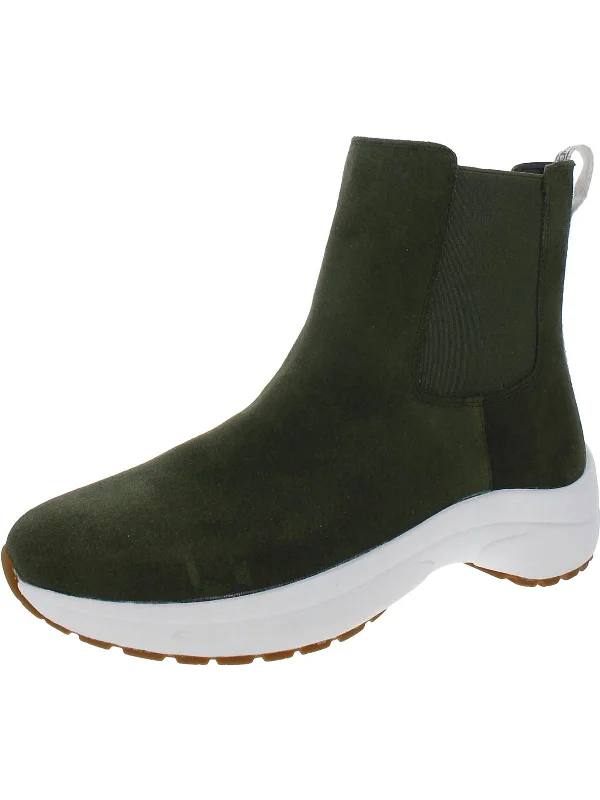 Cozy Chic Promotions Rylee Womens Stretch Pull On Chelsea Boots