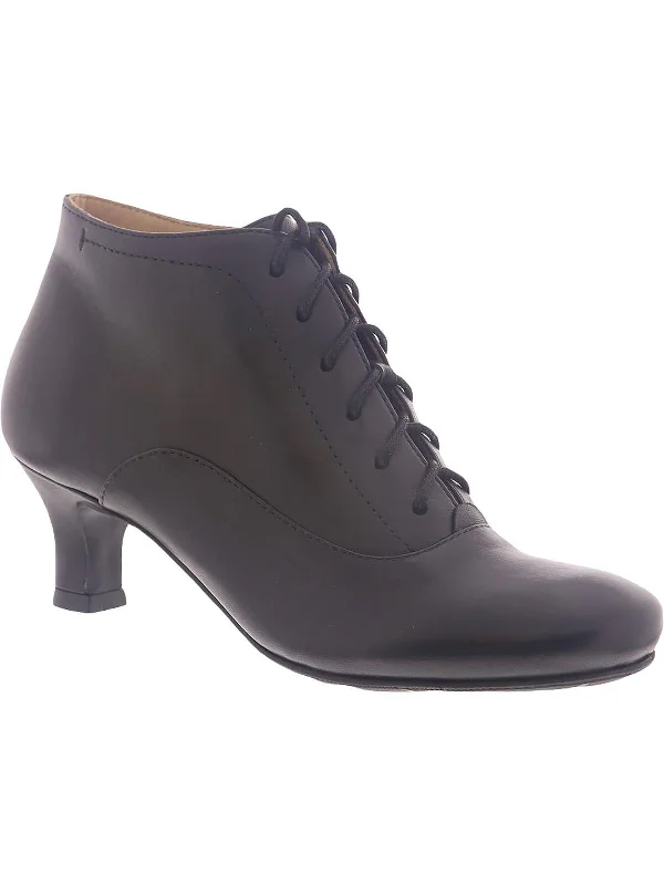 Sale Clearance Sam Womens Leather Heeled Lace-Up Boot