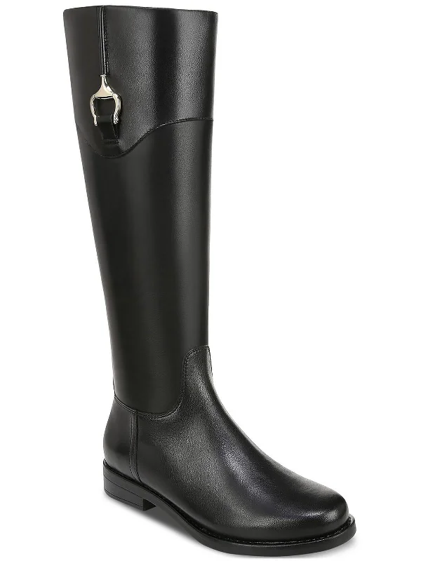 Flash Sale Fever Sandraa Womens Leather Riding Knee-High Boots