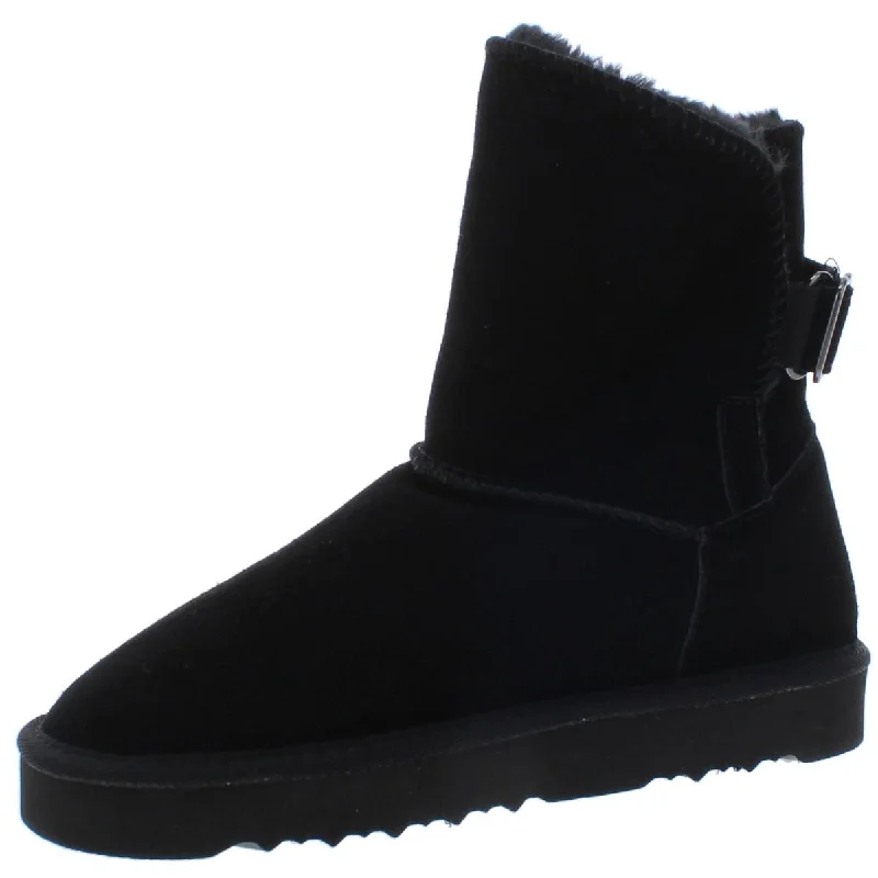 Comfortable Motion Flexible Shoes Teenyy Womens Suede Winter Boots