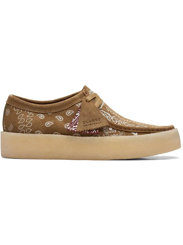 Non-Slip Shoes Offers Wallabee Cup Womens Suede Printed Chukka Boots